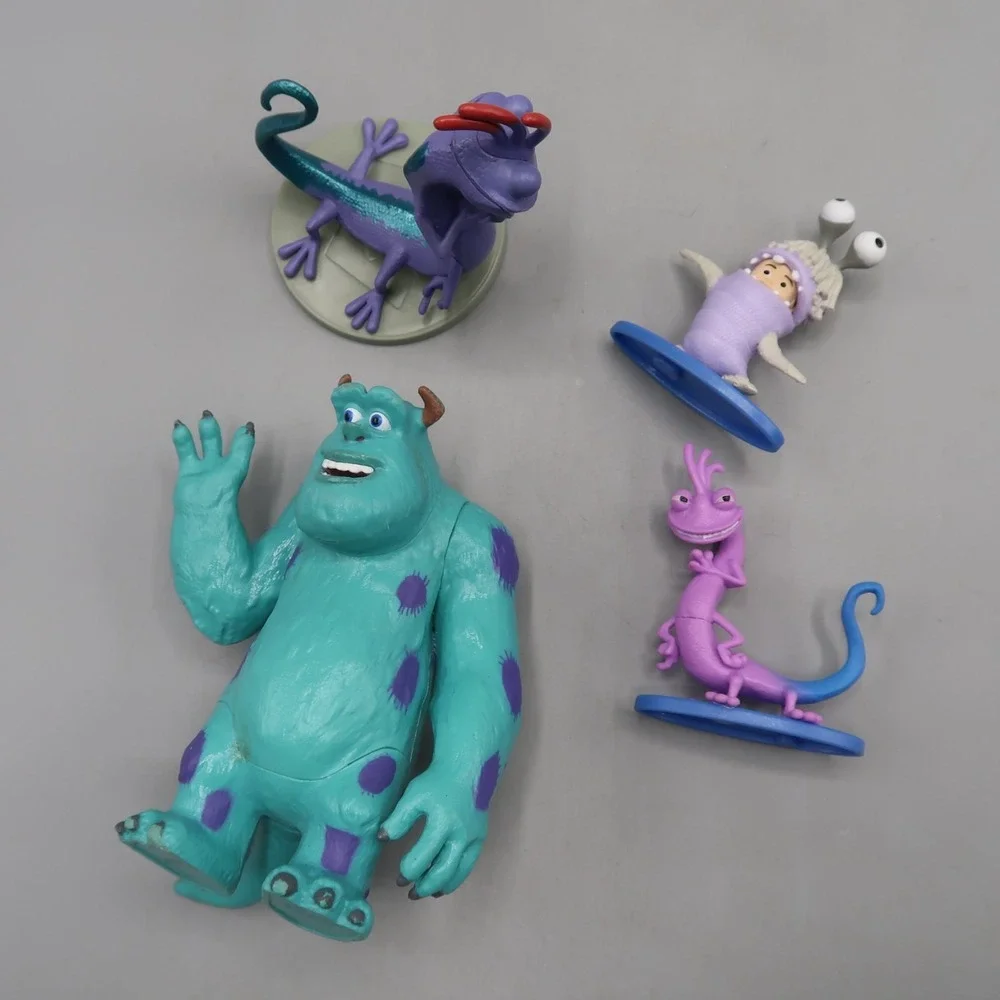 Monsters Inc Randall Sully Girl Boo Figure Disney‎ Pixar Toy Lot Cake Topper